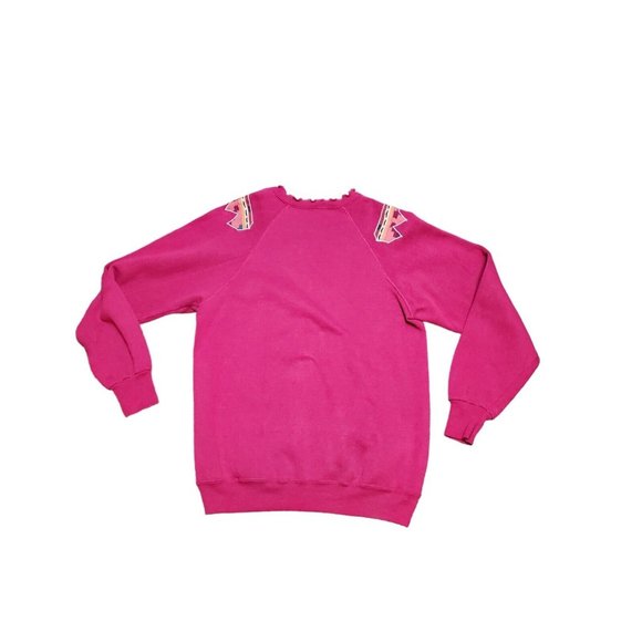 Vintage Sturdy Sweats Lee Western Crewneck Sweatshirt Pink Women's Size Large L - Picture 2 of 7